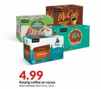 Hy-Vee Keurig Coffee Or Cocoa offer