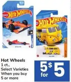Albertsons Hot Wheels offer