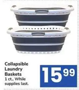 Albertsons Collapsible Laundry Baskets offer
