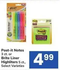 Albertsons Post-it Notes offer
