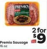 Weis Markets Premio Sausage offer