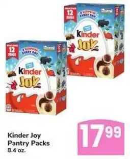 Albertsons Kinder Joy Pantry Packs offer