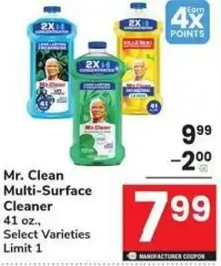 Albertsons Mr. Clean Multi-Surface Cleaner offer