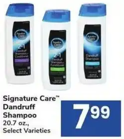 Albertsons Signature Care Dandruff Shampoo offer