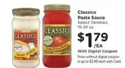 Kroger Classico Pasta Sauce offer