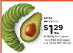 Kroger Large Avocados offer