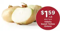 Kroger Vidalia sweet yellow onions offer