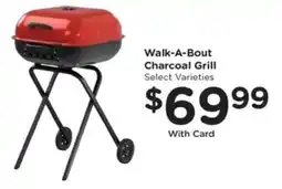 Kroger Walk-A-Bout Charcoal Grill offer