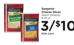 Kroger Sargento Cheese Slices offer