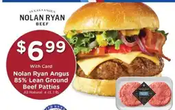 Kroger Nolan Ryan Angus 85% Lean Ground Beef Patties offer