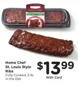 Kroger Home Chef St. Louis Style Ribs offer