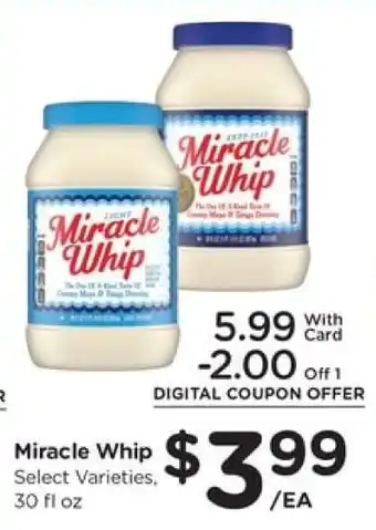Kroger Miracle Whip offer