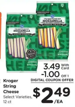Kroger Kroger String Cheese offer