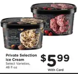 Kroger Private Selection Ice Cream offer