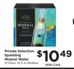 Kroger Private Selection Sparkling Mineral Water offer