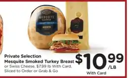 Kroger Private Selection Mesquite Smoked Turkey Breast offer