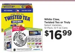 Kroger White Claw, Twisted Tea or Truly offer