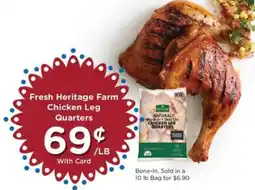 Kroger Fresh Heritage Farm Chicken Leg Quarters offer