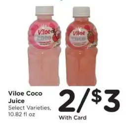 Kroger Viloe Coco Juice offer