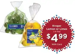 Kroger Kroger Lemon or Limes offer