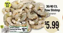 Big Saver Foods 41/50 Ct. Peeled & Deveined Raw Shrimp offer