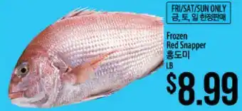 Hmart Frozen Red Snapper offer