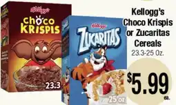 Big Saver Foods Kellogg's Choco Krispis or Zucaritas Cereals offer