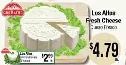 Big Saver Foods Los Altos Fresh Cheese offer