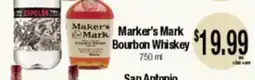Big Saver Foods Marker's Mark Bourbon Whiskey offer
