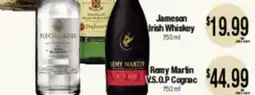 Big Saver Foods FLECHA AZUL Tequila REMY MARTIN V.S.O.P Cognac Jameson Irish Whiskey offer