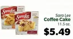 Living Fresh Market Sara Lee Coffee Cake offer