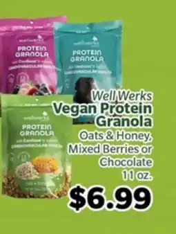 Living Fresh Market Well Werks Vegan Protein Granola offer