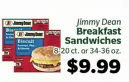 Living Fresh Market Jimmy Dean Breakfast Sandwiches offer