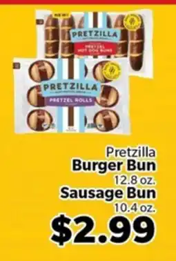 Living Fresh Market Pretzilla Burger Bun Sausage Bun offer