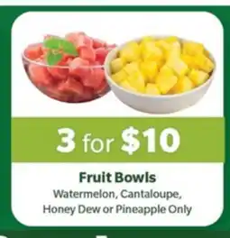Living Fresh Market Fruit Bowls offer