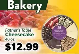 Living Fresh Market Father's Table Cheesecake offer