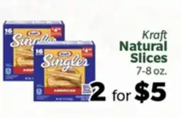 Living Fresh Market Kraft Natural Slices offer