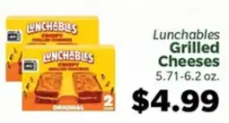 Living Fresh Market Lunchables Grilled Cheeses offer