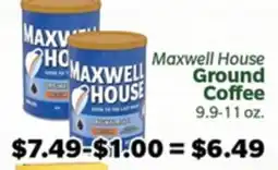 Living Fresh Market Maxwell House Ground Coffee offer