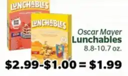 Living Fresh Market Oscar Mayer Lunchables offer