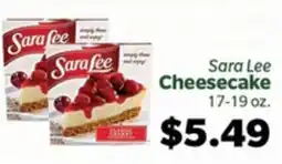 Living Fresh Market Sara Lee Cheesecake offer