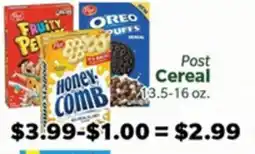 Living Fresh Market Post Cereal offer