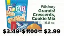 Living Fresh Market Pillsbury Grands! Crescents, Cookie Mix offer