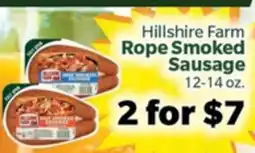 Living Fresh Market Hillshire Farm Rope Smoked Sausage offer