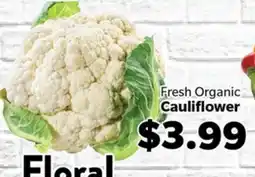 Living Fresh Market Fresh Organic Cauliflower offer