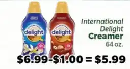 Living Fresh Market International Delight Creamer offer