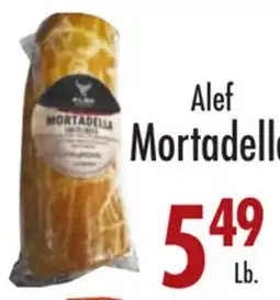 Garden Fresh Market Alef Mortadella offer