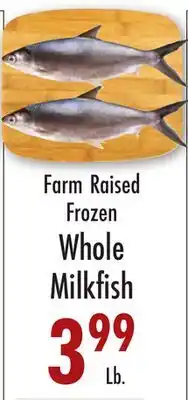 Garden Fresh Market Farm Raised Frozen Whole Milkfish offer