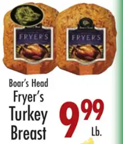 Garden Fresh Market Boar's Head Fryer's Turkey Breast offer