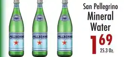 Garden Fresh Market San Pellegrino Mineral Water offer